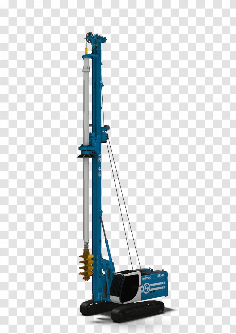 Machine Soilmec Down-the-hole Drill Augers Drilling Rig - Technology Transparent PNG