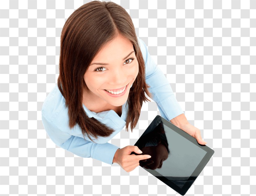 Handheld Devices Woman Responsive Web Design Photography - Tree - Computer Student Transparent PNG