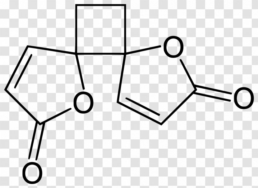 Protoanemonin Toxin ChemIDplus Buttercup - Black And White - Camphor Transparent PNG