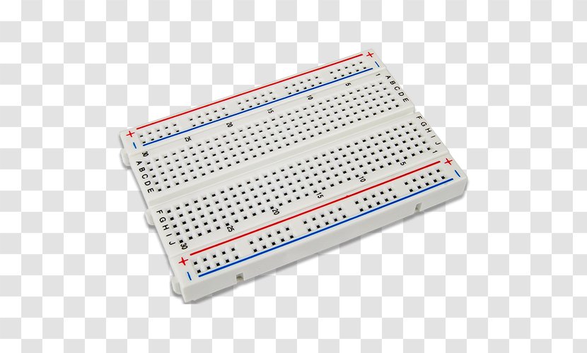 Breadboard Electronic Circuit Electronics Power Converters Prototype - Technology - Dough Board Transparent PNG