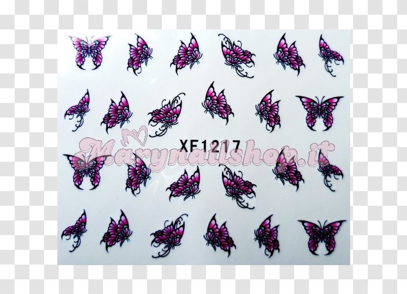 Butterfly Manicure Nail Art Franske Negle - Decal Transparent PNG