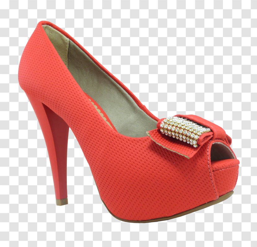 Red Sandal Shoe White Bride - Highheeled Transparent PNG