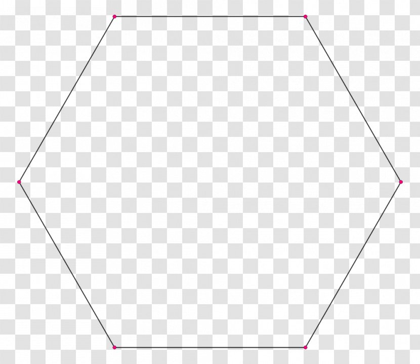 Hexagon Regular Polygon Internal Angle - Polygonal Transparent PNG