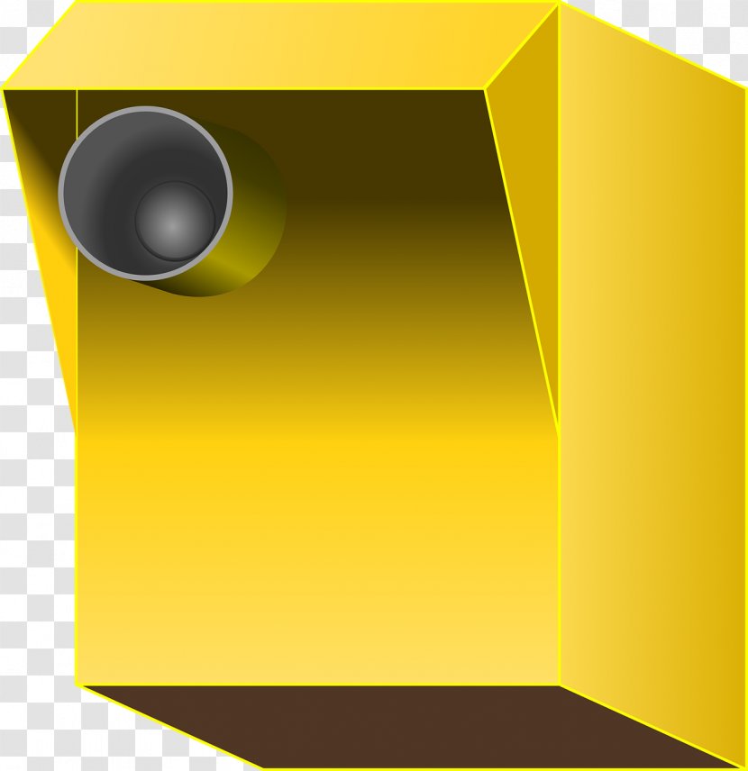 Video Cameras Photography Clip Art - Yellow Box Camera Transparent PNG