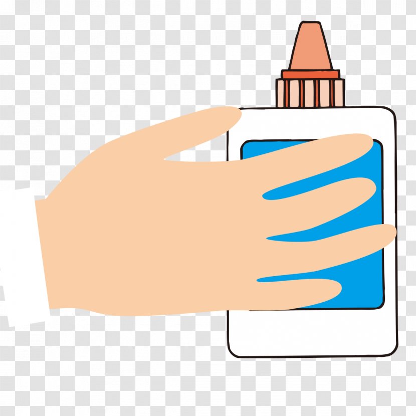 Thumb Clip Art - Hand - Holding A Bottle Posture Transparent PNG