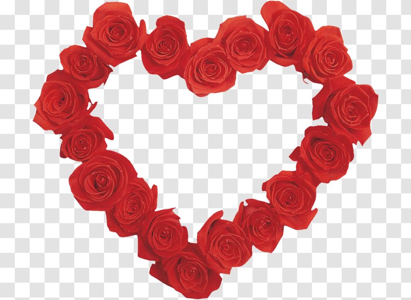 Garden Roses Heart Valentine's Day Clip Art - Valentine S - FCB Transparent PNG