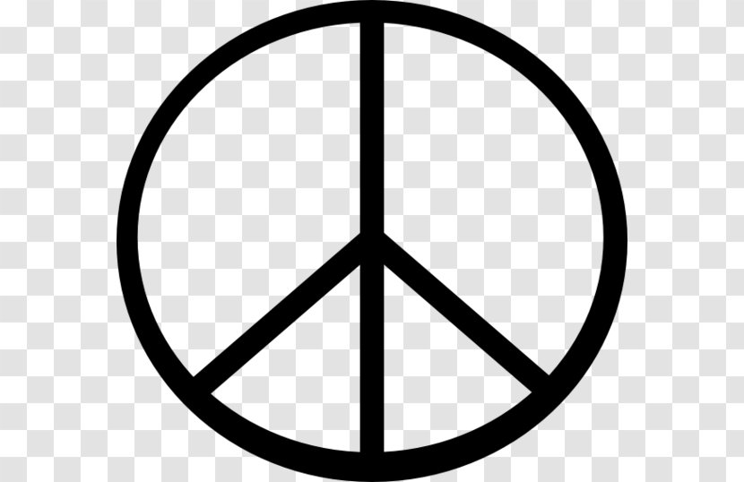 Peace Symbols Campaign For Nuclear Disarmament Clip Art - Line - Cool Transparent PNG