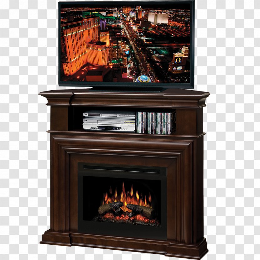 Electric Fireplace Entertainment Centers & TV Stands Mantel Insert - Heat Transparent PNG