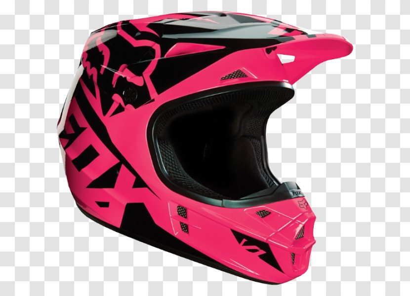 Motorcycle Helmets Fox Racing Helmet - Protective Gear In Sports - Helm Transparent PNG