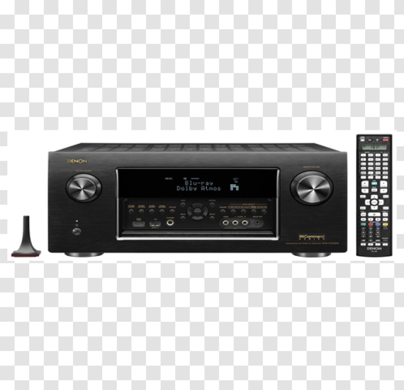 AV Receiver Denon AVR-X7200W 4K Resolution Home Theater Systems - Hardware - Atmos Energy Corporation Transparent PNG