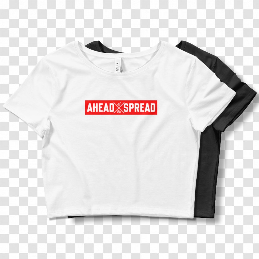 T-shirt Crop Top Sleeve - Black Transparent PNG