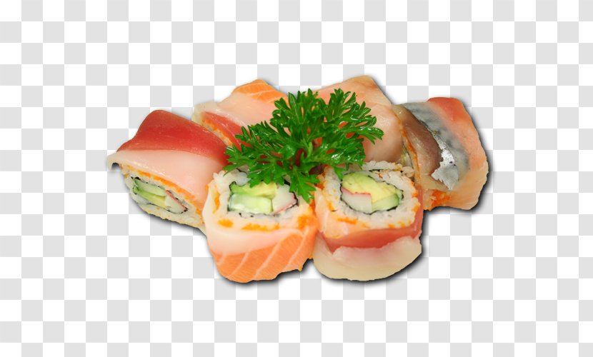 California Roll Sashimi Smoked Salmon Sushi Makizushi - Garnish Transparent PNG