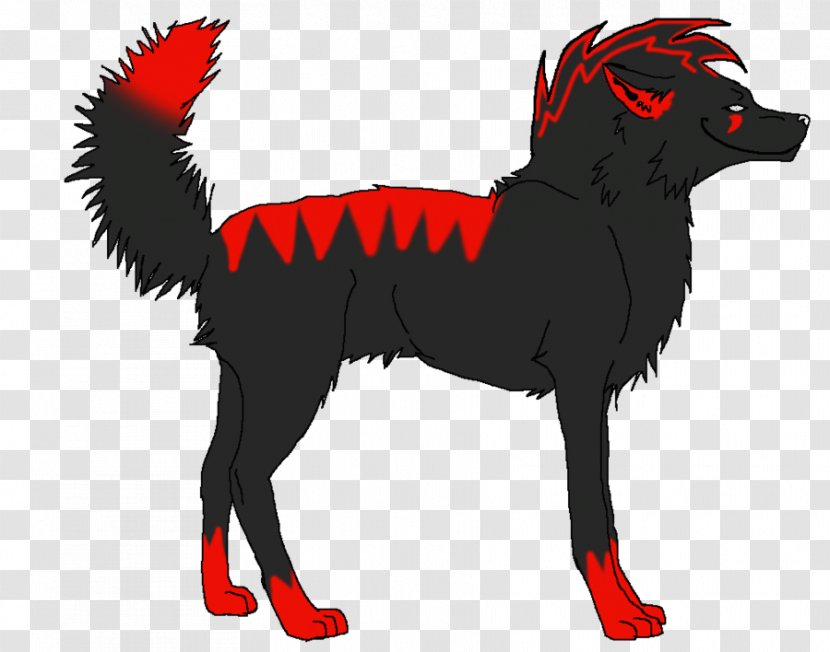 Dog Black Wolf Red Canidae Animal - Drawing Transparent PNG