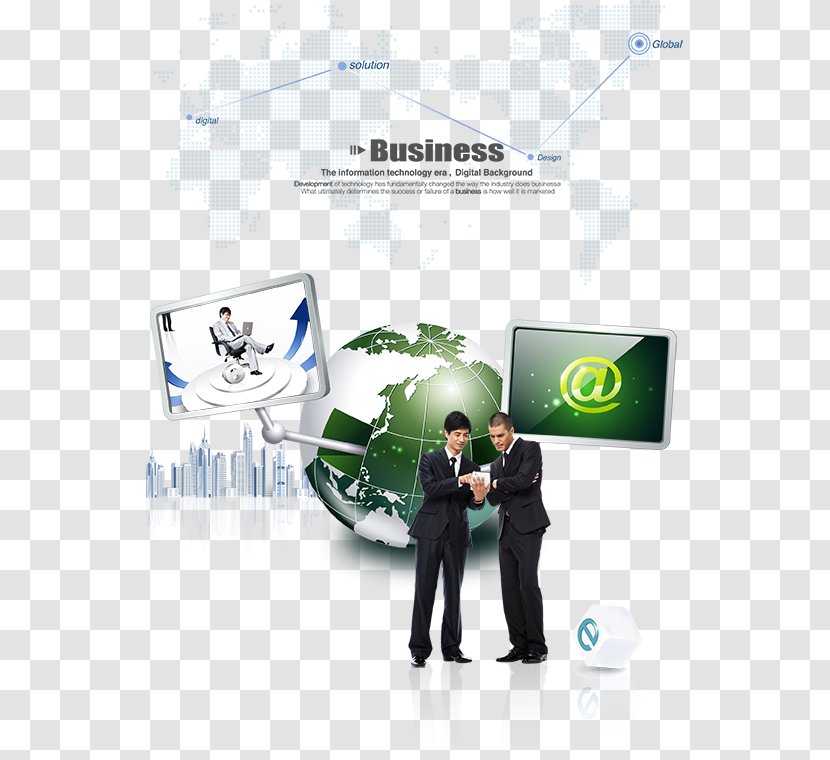 Earth Technology Advertising Commerce - Public Relations - Business Man With The Transparent PNG