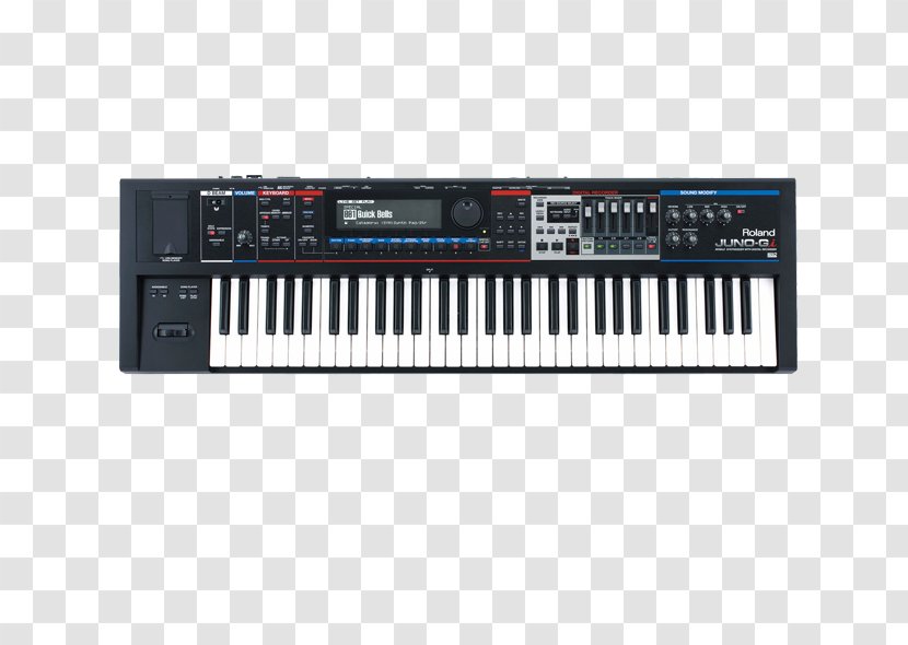 Roland Juno-106 Juno-G Sound Synthesizers Corporation - Cartoon - Musical Instruments Transparent PNG