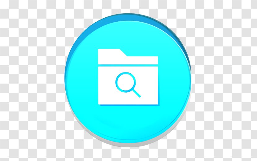 File Icon Folder Glass - Aqua - Computer Symbol Transparent PNG