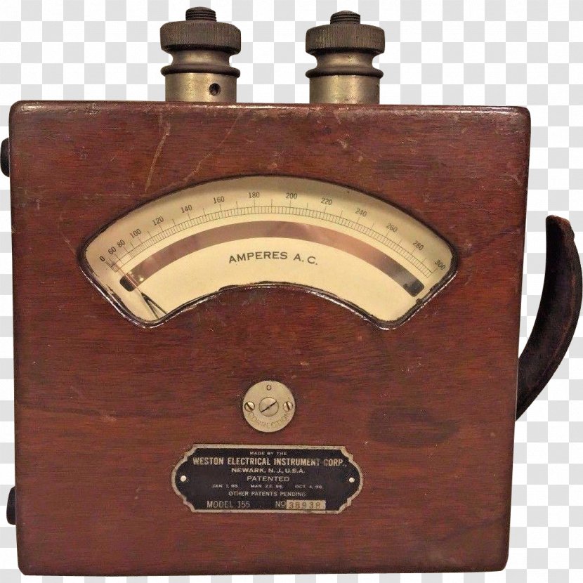 Ammeter Ampere Electricity Meter Antique - Gift Transparent PNG