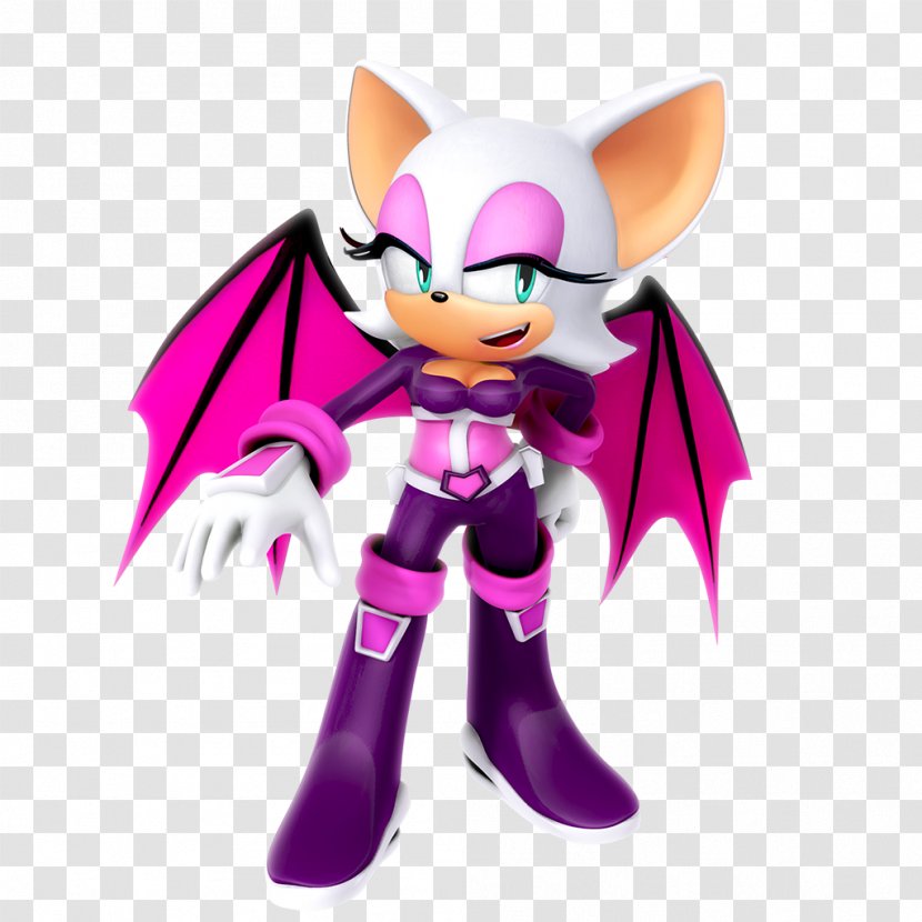 Rouge The Bat Shadow Hedgehog Sonic Free Riders Heroes Knuckles Echidna - Tree Transparent PNG