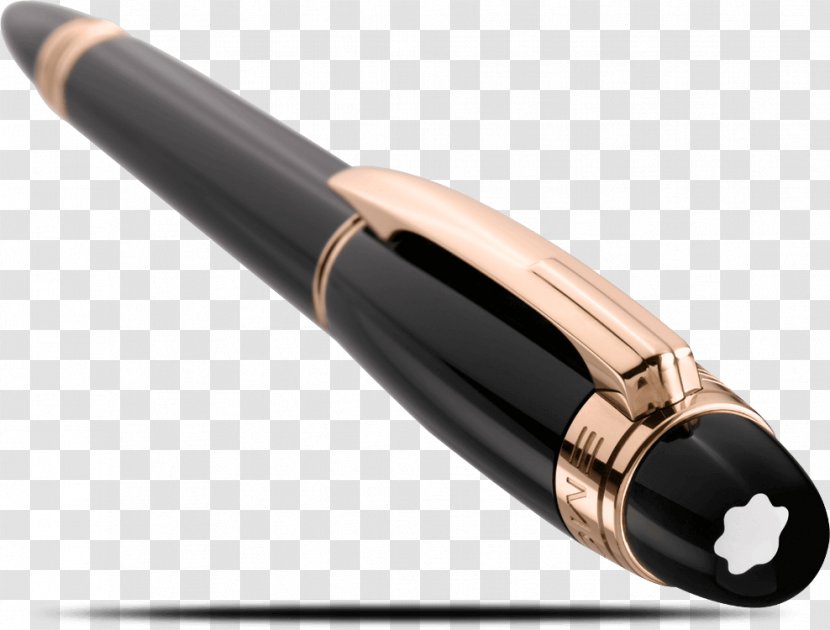 Pens Montblanc Fountain Pen Gold Ballpoint - Marker Transparent PNG