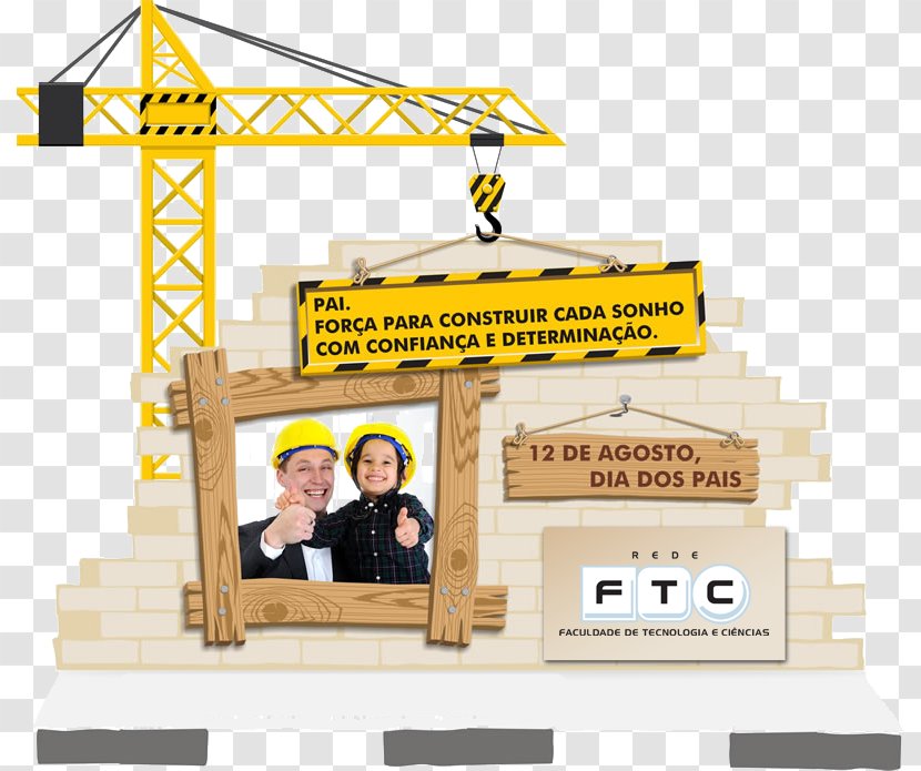 Civil Engineering Father's Day Mother's - Yellow - Fathers Transparent PNG