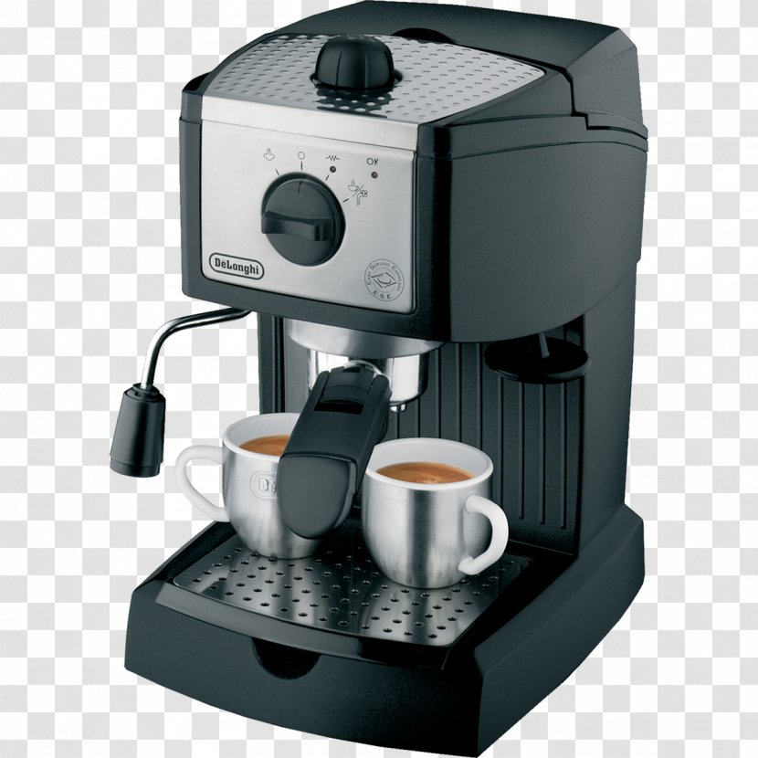 Espresso Cappuccino Latte Coffee De'Longhi EC155 Transparent PNG