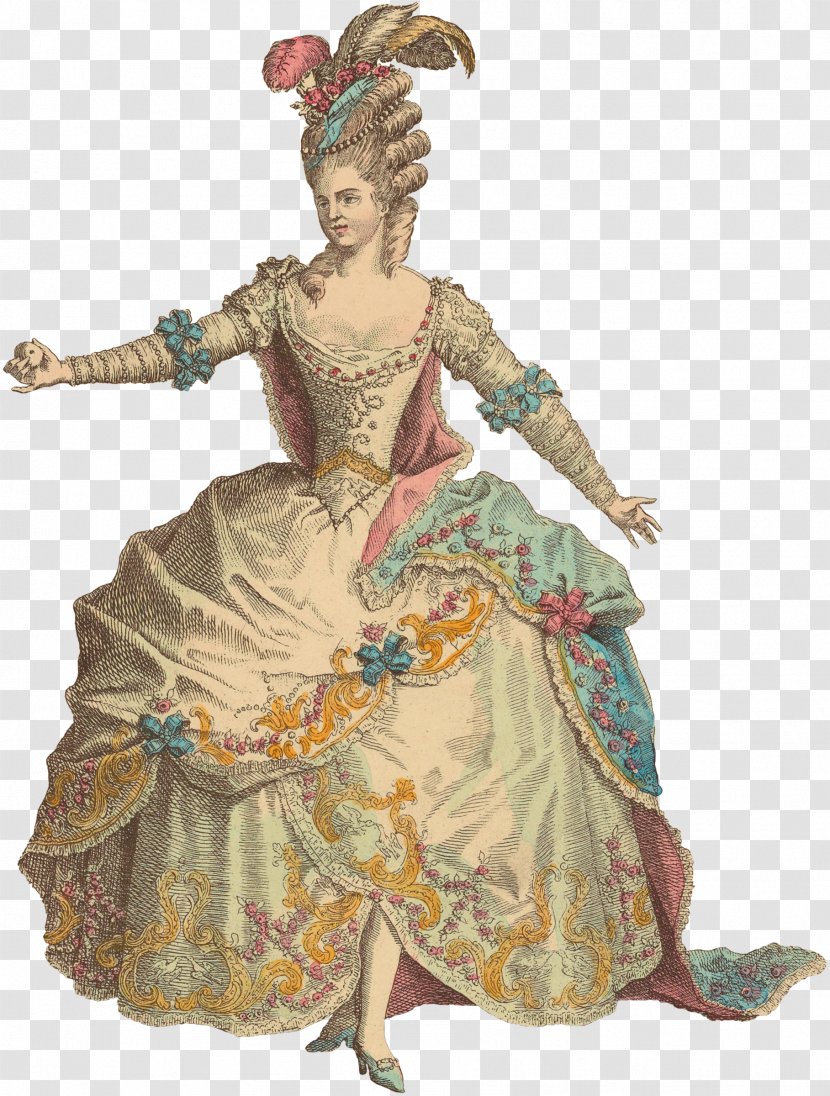 18th Century Costume Design France Fashion - Victorian Transparent PNG