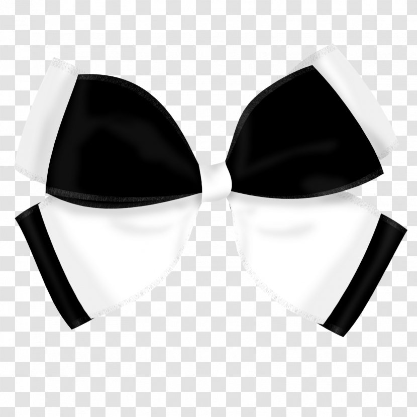Shoelace Knot Black And White - Bow Transparent PNG