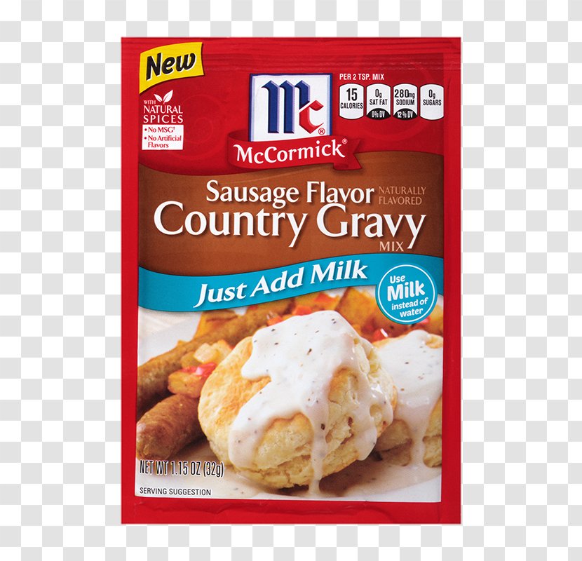 Biscuits And Gravy Sausage Fried Chicken Cream - Mccormick Company Transparent PNG