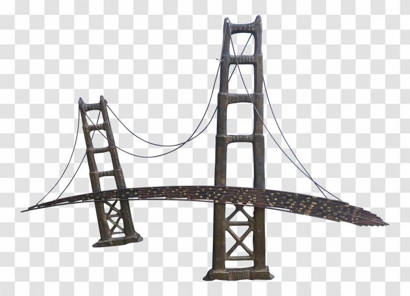 Golden Gate Bridge Art Wall Decal Transparent PNG