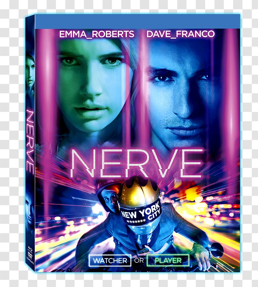 Dave Franco Nerve Blu-ray Disc Ultra HD Emma Roberts - Album Cover Transparent PNG