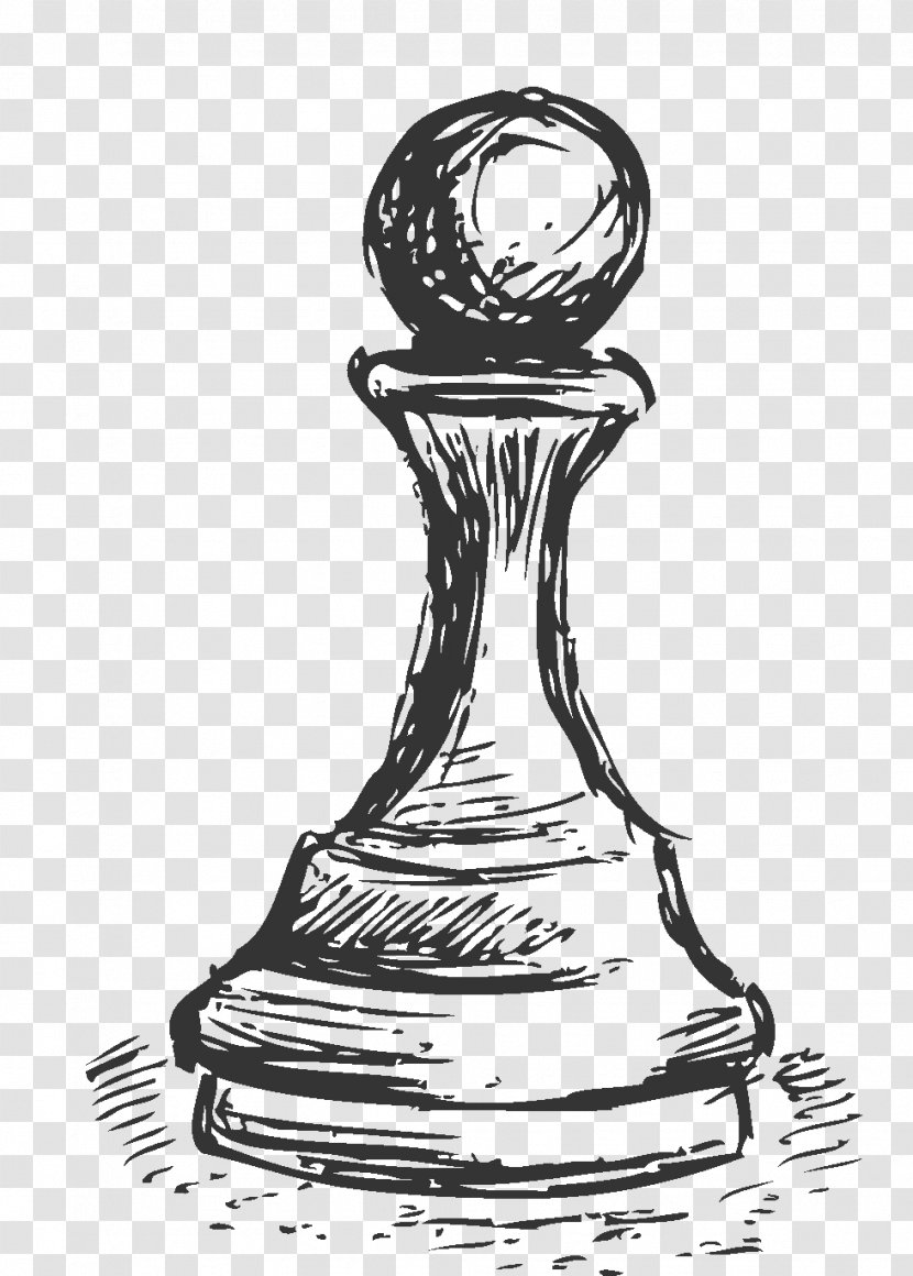 Chess Drawing Sketch - Chessmaster - Pawn Transparent PNG