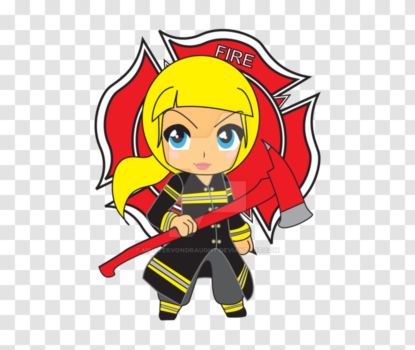 Firefighter T-shirt Fire Department Sapper Clip Art - Cartoon Transparent PNG