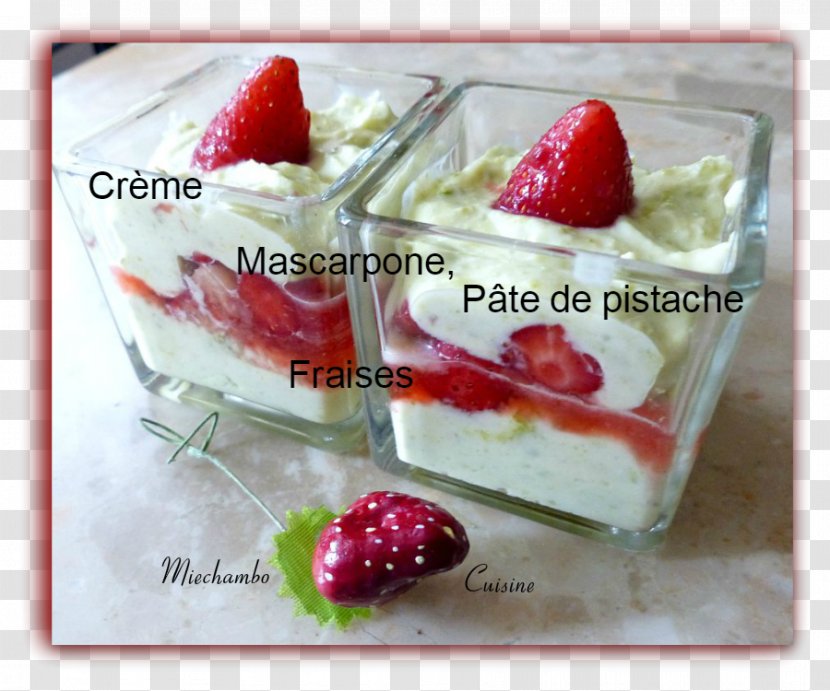 Cranachan Panna Cotta Trifle Parfait Cheesecake - Cream - Strawberry Transparent PNG