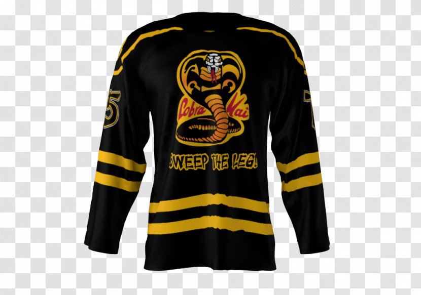 T-shirt Hoodie Hockey Jersey - Cobra Kai Transparent PNG