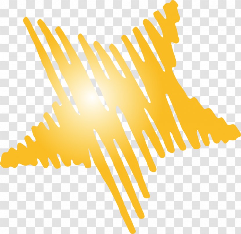 Line Angle Clip Art - Yellow - Star Burst Transparent PNG
