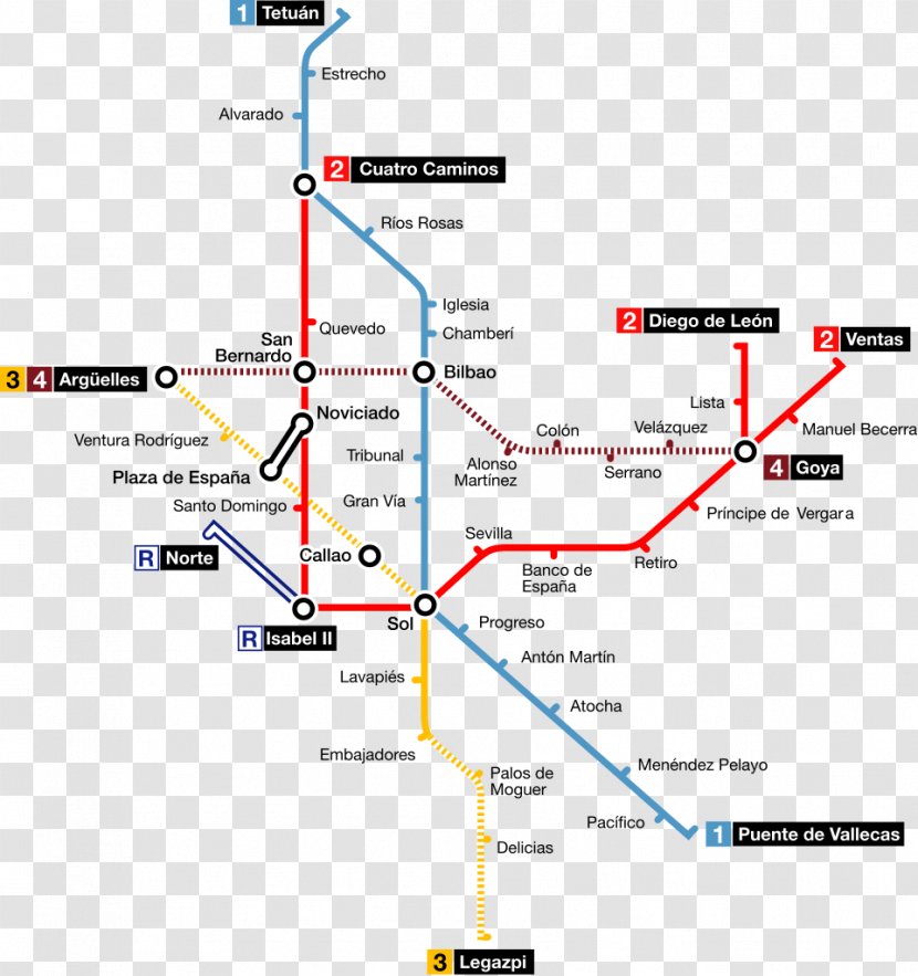 La Peseta Rapid Transit Commuter Rail Train Madrid Metro - Parallel Transparent PNG