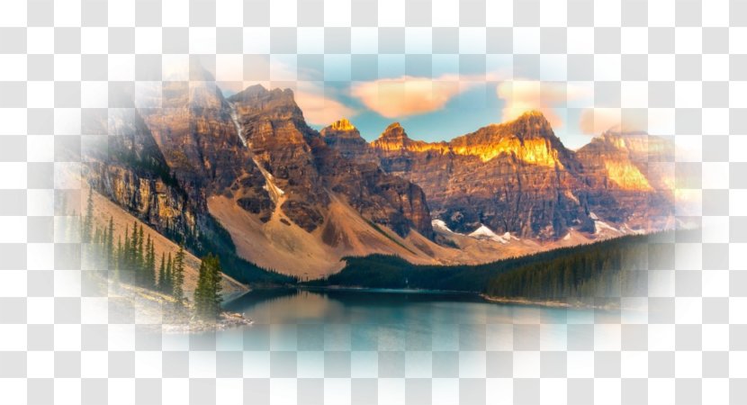 Moraine Lake Louise Vermilion Lakes Emerald Fairmont Banff Springs - National Park Transparent PNG