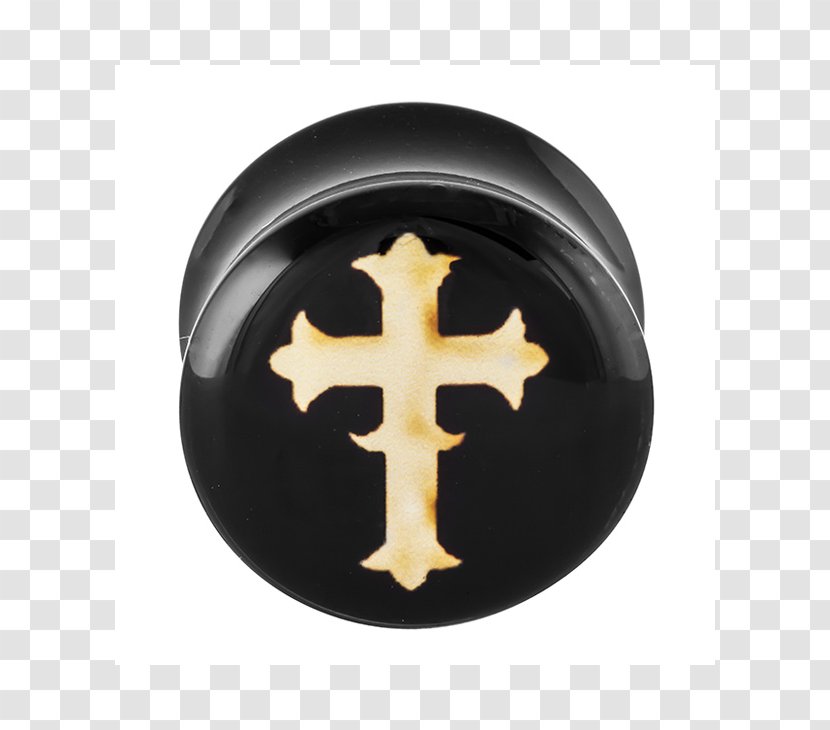 Inlays And Onlays Earplug Celtic Cross Poly - Children's Oblique Black Parcel Transparent PNG