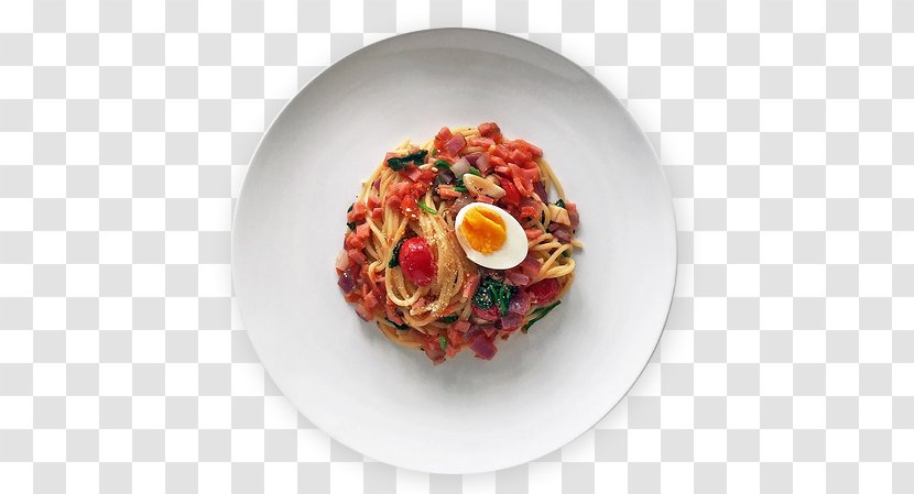 Vegetarian Cuisine Ham Breakfast Italian Recipe - Noodle - Pasta Transparent PNG