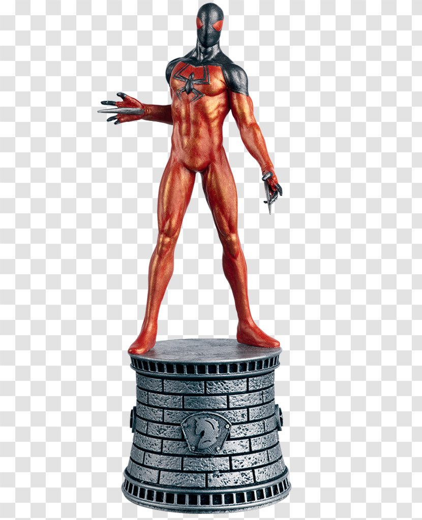 Spider-Man Chess Collector Scarlet Spider Knight - Muscle - Spider-man Transparent PNG