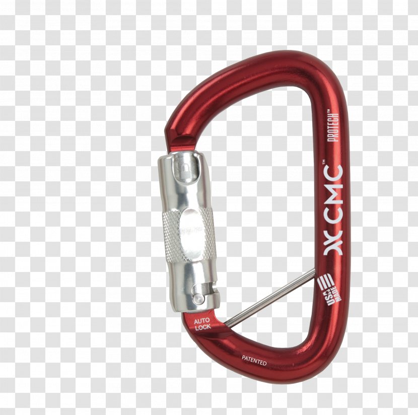 Carabiner - Rock Climbing Equipment - Search And Rescue Transparent PNG