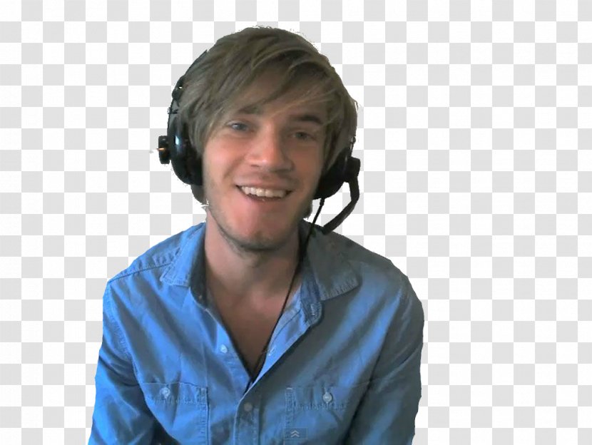 PewDiePie YouTuber Face - Hearing - White Head Is Not Separated Transparent PNG