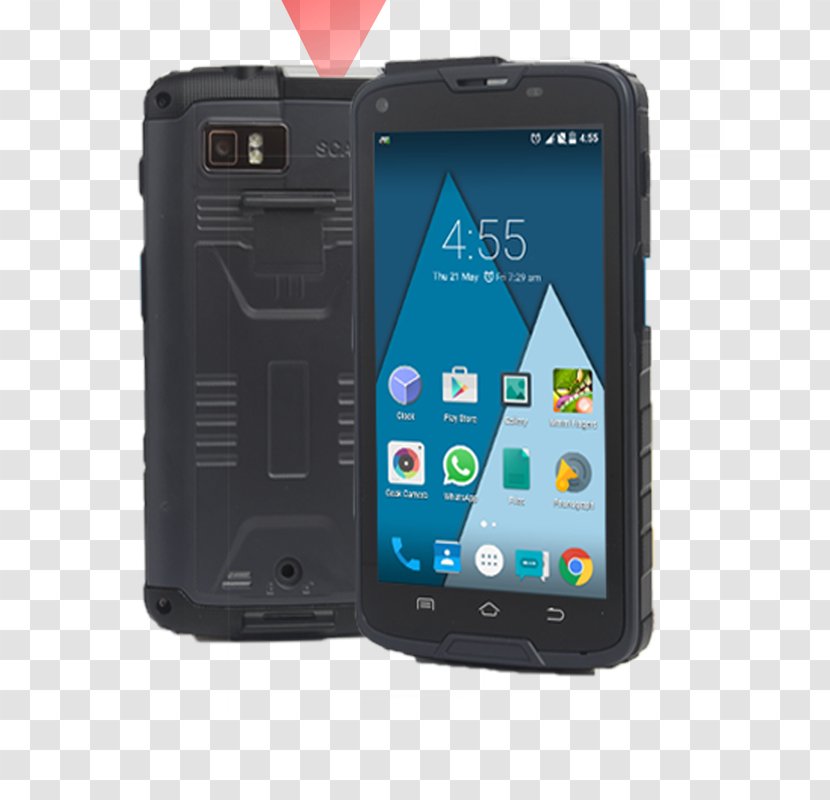 Feature Phone Smartphone Handheld Devices Mobile Phones Rugged Computer - Image Scanner - Smart Barcode Transparent PNG