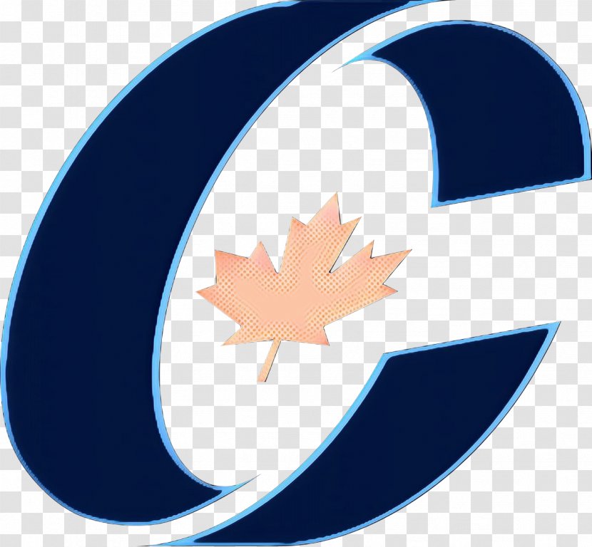 Canada Leaf - Justin Trudeau - Electric Blue Logo Transparent PNG