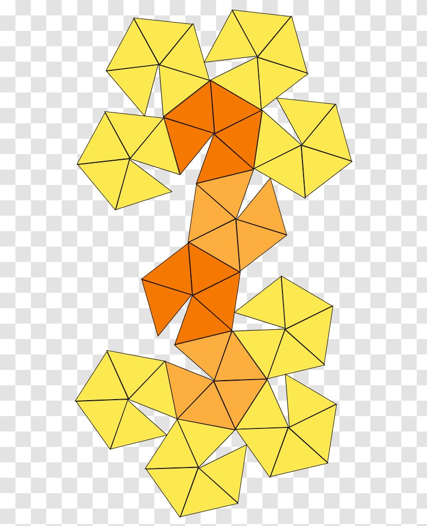 Polyhedron Small Stellated Dodecahedron Pulkkila Stellation - Yellow Transparent PNG