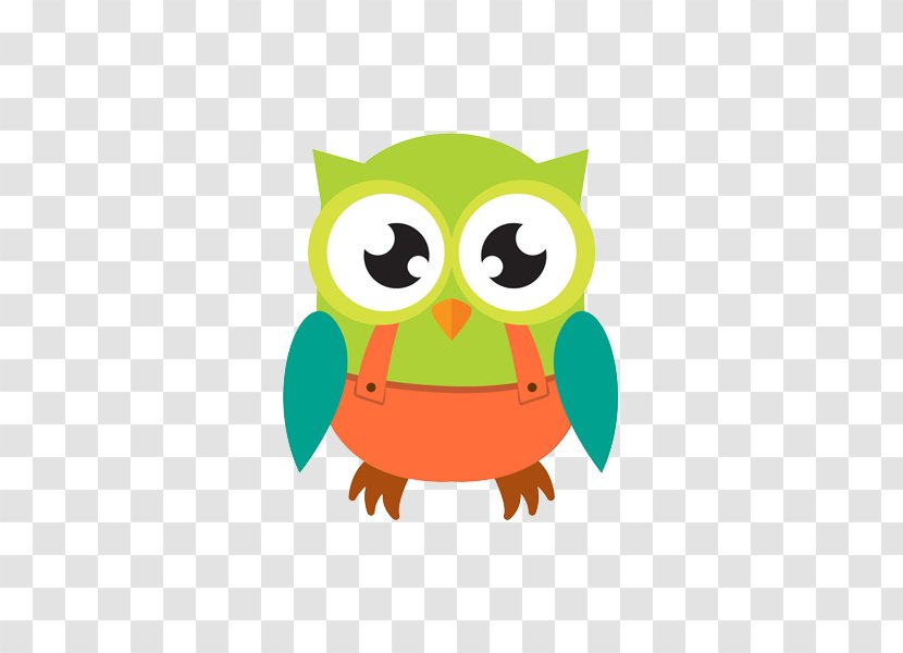 Owl Red - Bird - Cartoon Transparent PNG