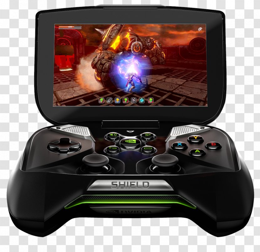 Nvidia Shield Video Game Consoles Handheld Console Laptop - Gadget Transparent PNG