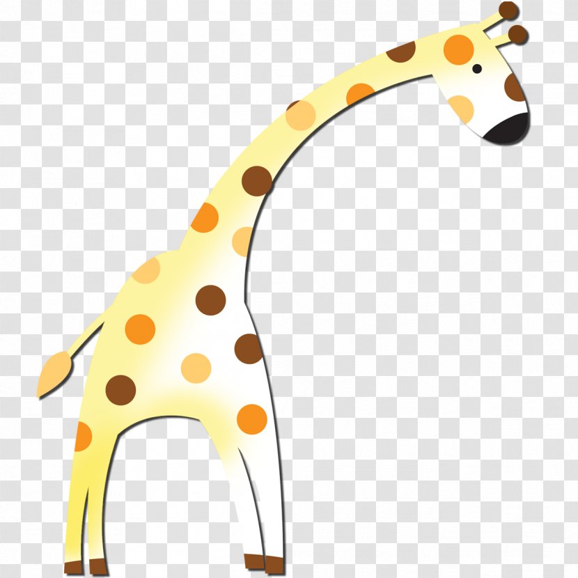 Northern Giraffe Euclidean Vector - Vertebrate - Cute Transparent PNG