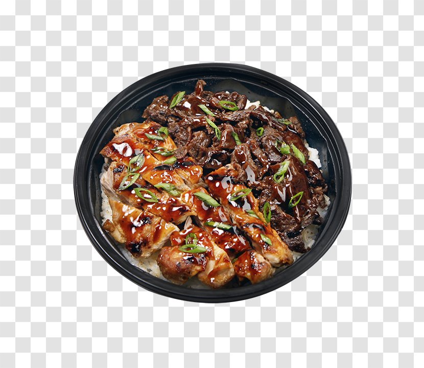 WaBa Grill Bowl Grilling Chicken Meat - Korean Food - Rice Transparent PNG