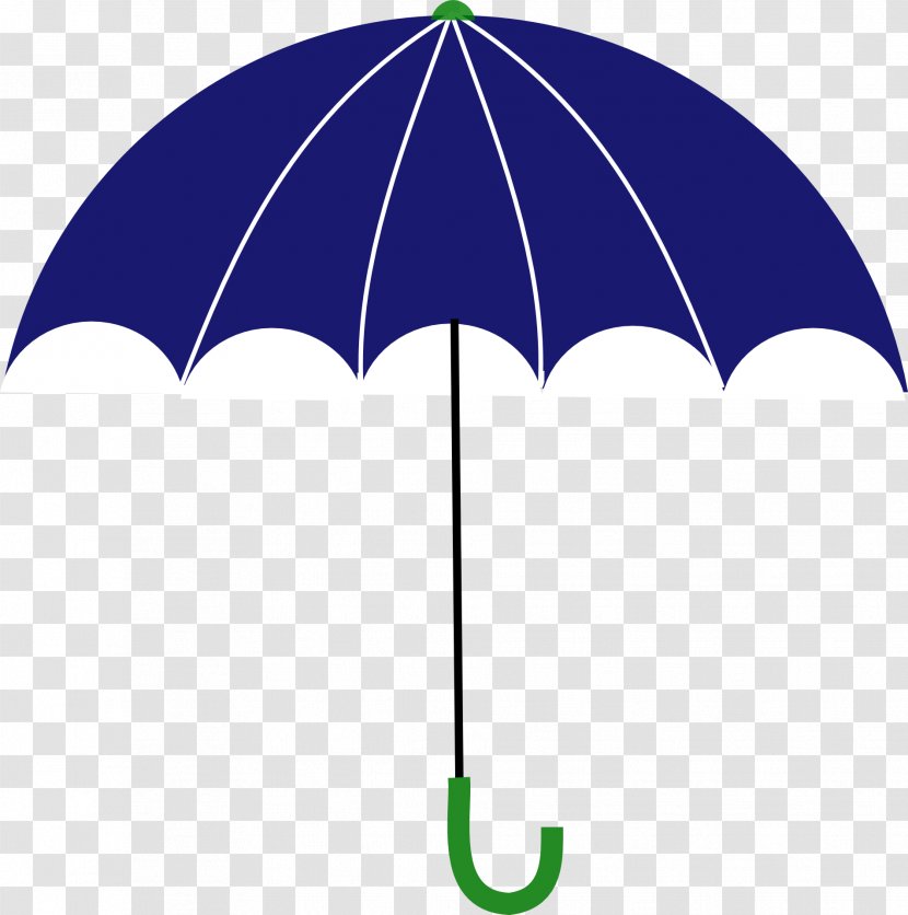 Umbrella Free Content Black Clip Art - And White - Dark Blue Transparent PNG